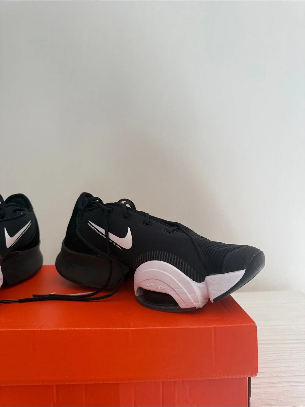 Nike Women’s Black and White Superrep Sneakers